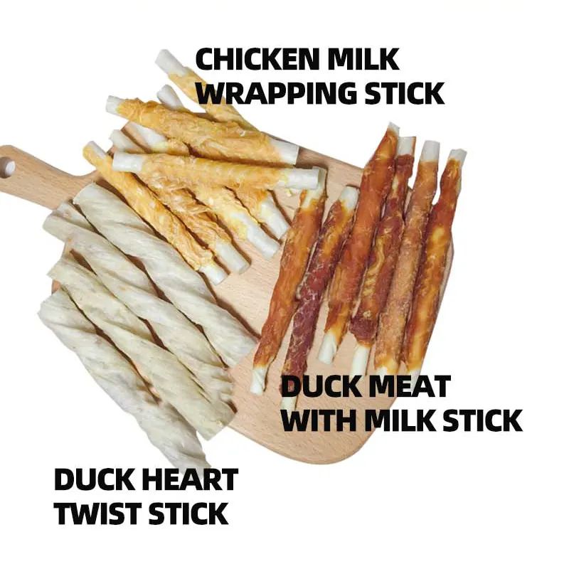 Heyvanların sağlamlığını öyrətmək üçün 100 q Bully Stick Dog Treats